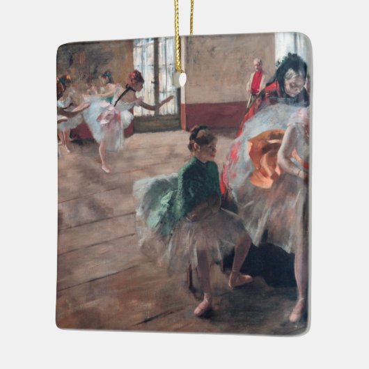 Edgar Degas - Die Probe Keramikornament (Links)