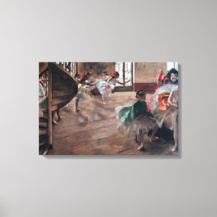 Edgar Degas - Die Probe Leinwanddruck