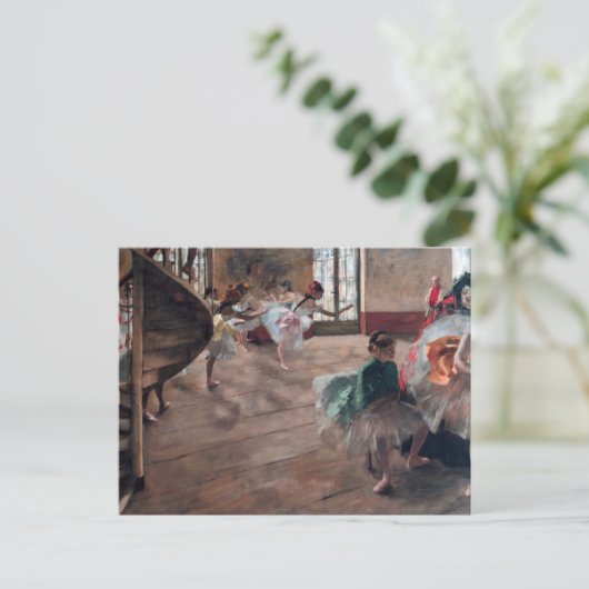 Edgar Degas - Die Probe Postkarte (Stehend Vorderseite)
