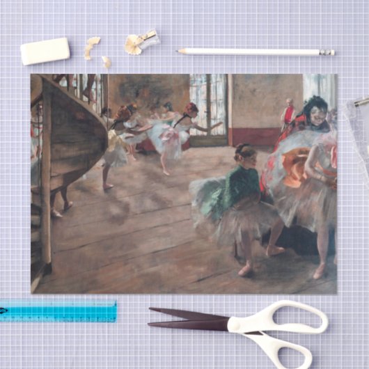 Edgar Degas - Die Probe Seidenpapier (Handwerk)