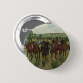 Edgar Degas | die Reiter Button (Vorne & Hinten)