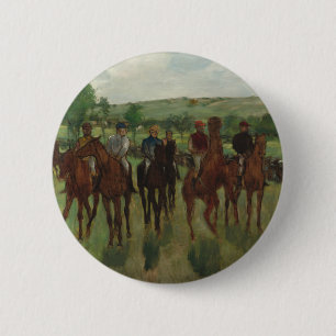 Edgar Degas   die Reiter Button