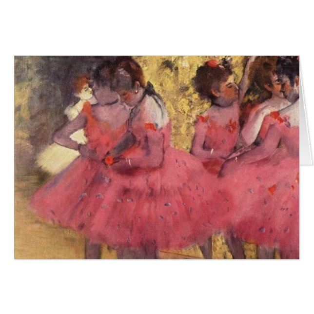 Edgar Degas Die rosa Tänzer (Vorderseite (Horizontal))