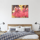Edgar Degas Die rosa Tänzer Leinwanddruck (Insitu (Schlafzimmer))
