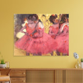 Edgar Degas Die rosa Tänzer Leinwanddruck (Insitu (Wohnzimmer))