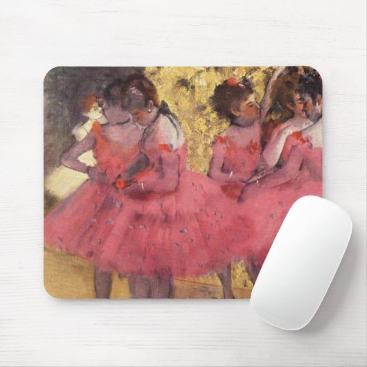 Edgar Degas Die rosa Tänzer Mousepad (Mit Mouse)