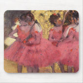 Edgar Degas Die rosa Tänzer Mousepad (Vorne)
