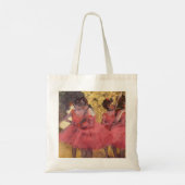Edgar Degas Die rosa Tänzer Tragetasche (Rückseite)