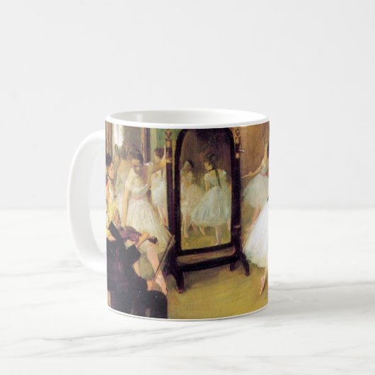Edgar Degas | die Tanzen-Klasse Kaffeetasse (Vorderseite Links)