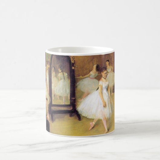 Edgar Degas | die Tanzen-Klasse Kaffeetasse (Mittel)