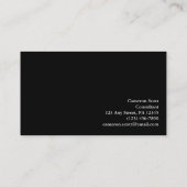 Edgar Degas | die Tanzen-Klasse Visitenkarte (Rückseite)