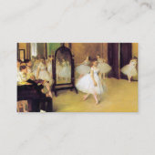 Edgar Degas | die Tanzen-Klasse Visitenkarte (Vorderseite)