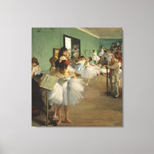 EDGAR DEGAS - Die Tanzklasse 1874 Leinwanddruck (Vorderseite)