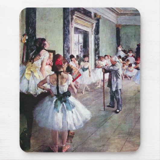 Edgar Degas - die Tanzklasse Mousepad (Vorne)