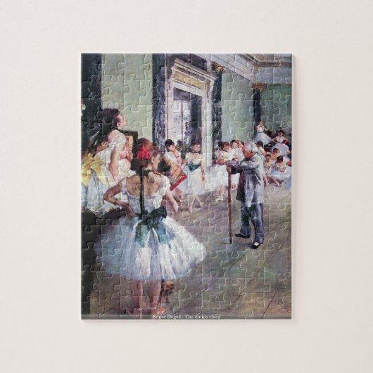 Edgar Degas - die Tanzklasse Puzzle (Vertikal)