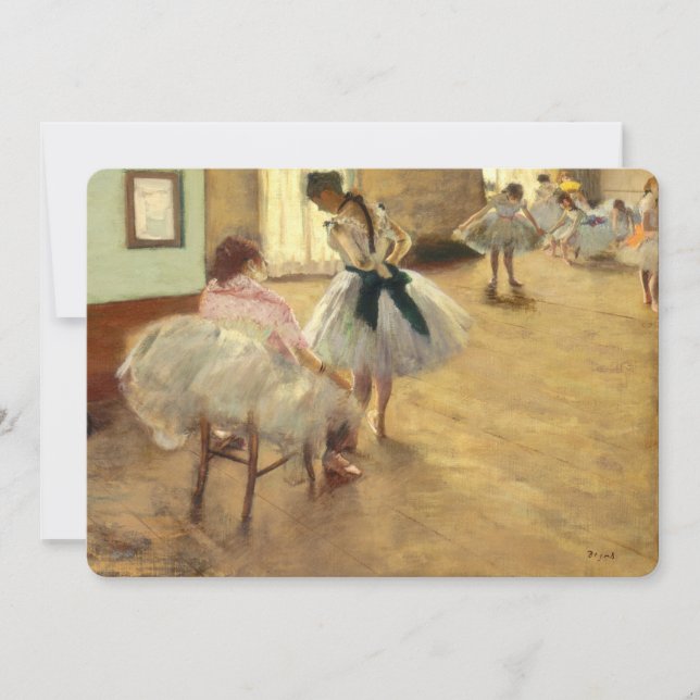 Edgar Degas Die Tanzstunde (Vorderseite)