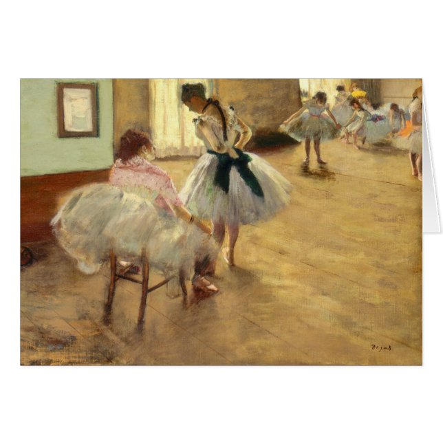 Edgar Degas Die Tanzstunde (Vorderseite (Horizontal))