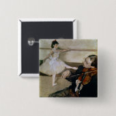 Edgar Degas | die Tanzstunde, c.1879 Button (Vorne & Hinten)