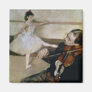 Edgar Degas die Tanzstunde, c.1879 Magnet