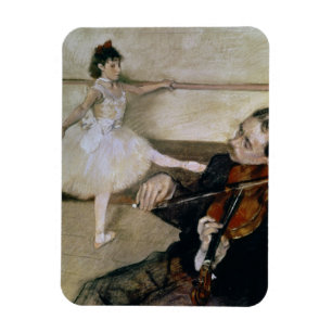 Edgar Degas die Tanzstunde, c.1879 Magnet