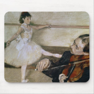 Edgar Degas die Tanzstunde, c.1879 Mousepad