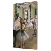 Edgar Degas - Die Tanzstunde Klemmbrett (Links)