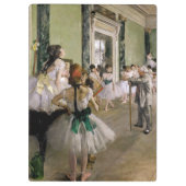 Edgar Degas - Die Tanzstunde Klemmbrett (Rückseite)