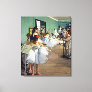 Edgar Degas - Die Tanzstunde Leinwanddruck