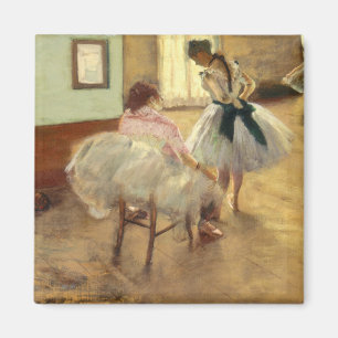 Edgar Degas Die Tanzstunde Magnet