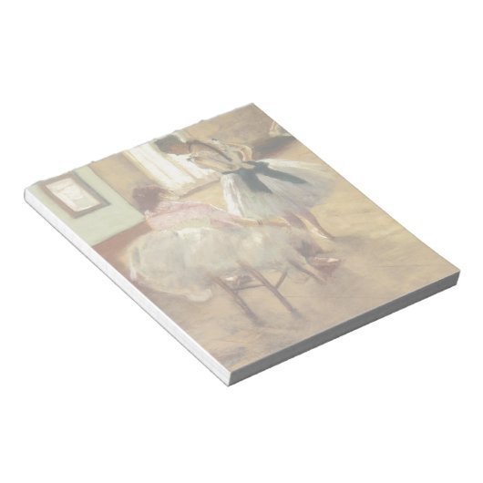 Edgar Degas Die Tanzstunde Notizblock (angewinkelt)