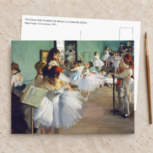 Edgar Degas - Die Tanzstunde Postkarte