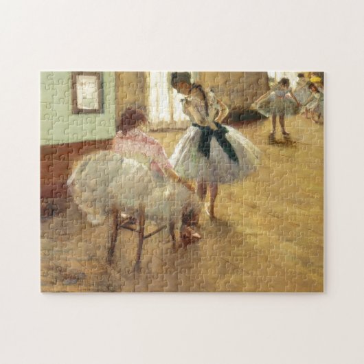 Edgar Degas Die Tanzstunde Puzzle (Horizontal)