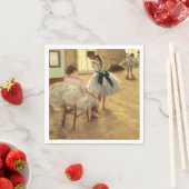 Edgar Degas Die Tanzstunde Serviette (Beispiel)