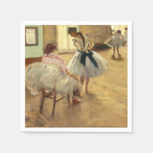 Edgar Degas Die Tanzstunde Serviette
