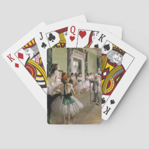 Edgar Degas - Die Tanzstunde Spielkarten