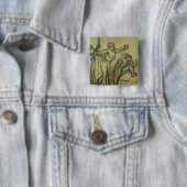 Edgar Degas | drei Tänzer, c.1900 Button (Beispiel)