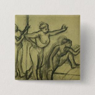 Edgar Degas drei Tänzer, c.1900 Button