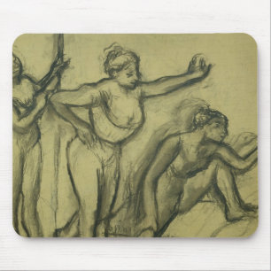 Edgar Degas drei Tänzer, c.1900 Mousepad