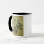 Edgar Degas | drei Tänzer, c.1900 Tasse (Vorderseite Links)