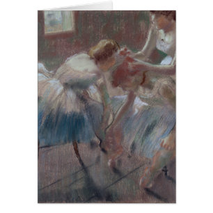 Edgar Degas drei Tänzer, die für Klasse sich
