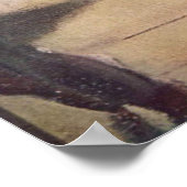 Edgar Degas - Drei Tänzer im Übungsraum 1873 Poster (Ecke)