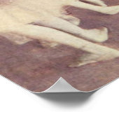 Edgar Degas - Dress Probe Ballett Bühne 1873-74 Poster (Ecke)