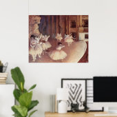 Edgar Degas - Dress Probe Ballett Bühne 1873-74 Poster (Heimbüro)