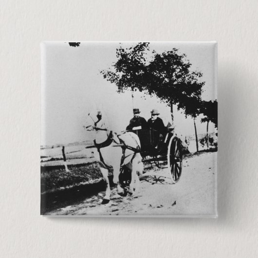 Edgar Degas | Edgar Degas und ein Freund Button (Vorderseite)