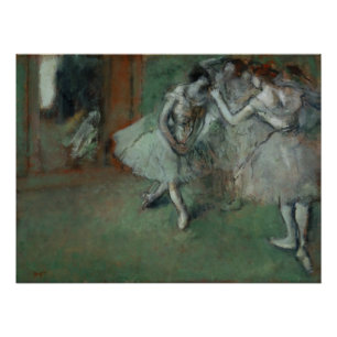 Edgar Degas - Eine Gruppe von Tänzern Poster
