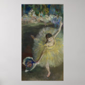 Edgar Degas | Ende eines Arabesken, 1877 Poster (Vorne)
