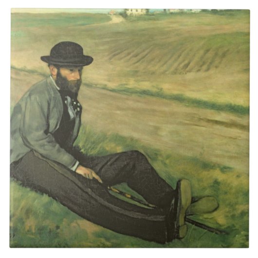 Edgar Degas | Eugene Manet Fliese (Vorderseite)