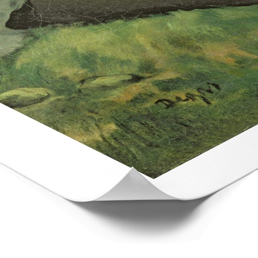 Edgar Degas | Eugene Manet Poster (Ecke)