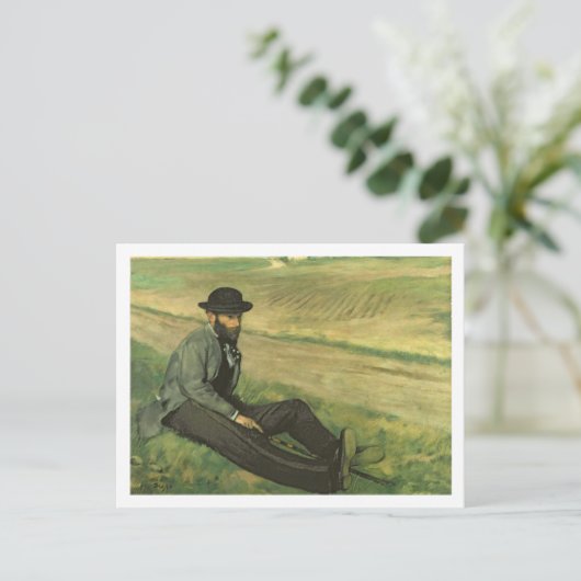 Edgar Degas | Eugene Manet Postkarte (Stehend Vorderseite)