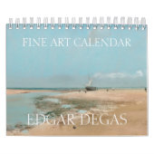 EDGAR DEGAS FINE ART CALENDAR KALENDER (Titelbild)